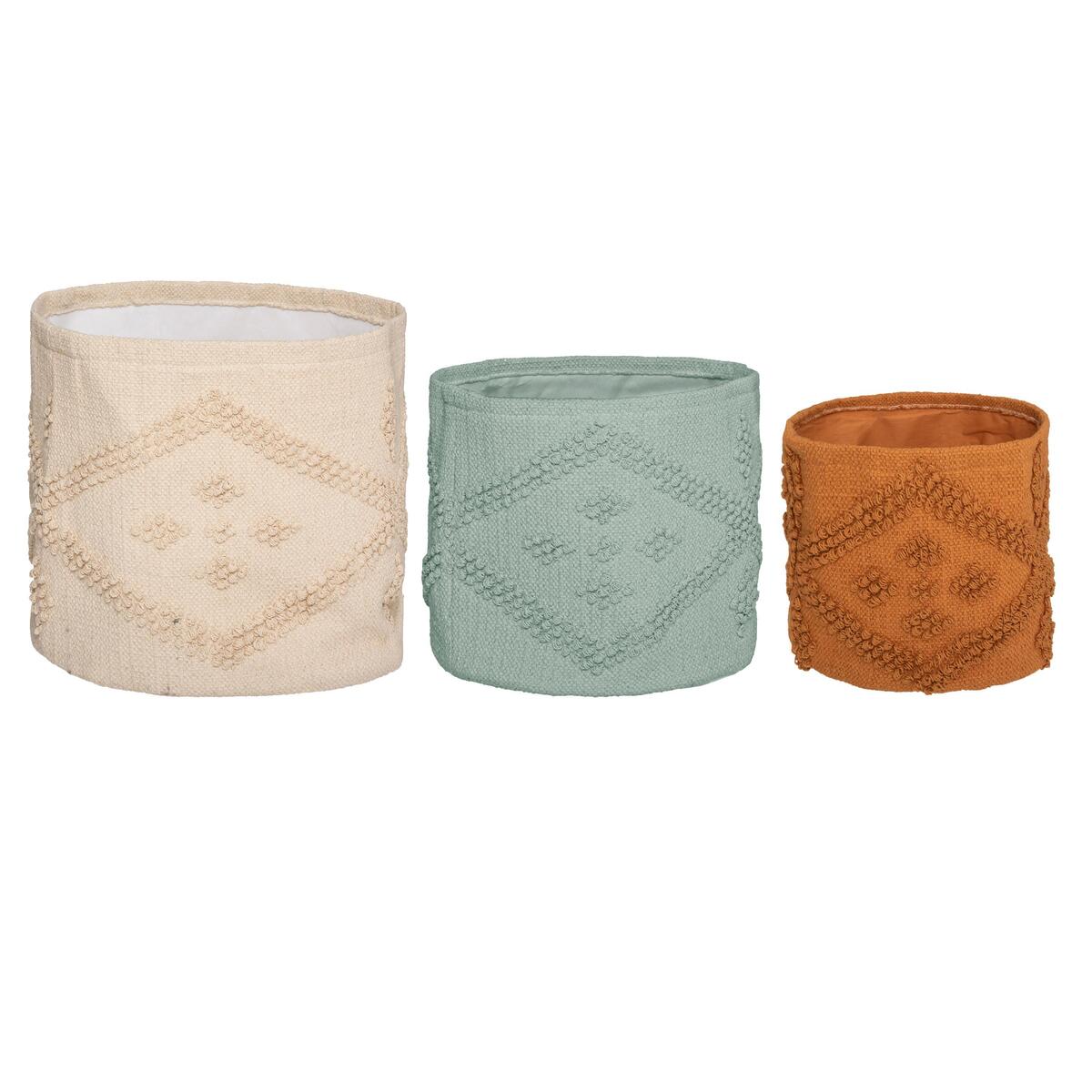 Medžiaginis rudos spalvos daiktų krepšys