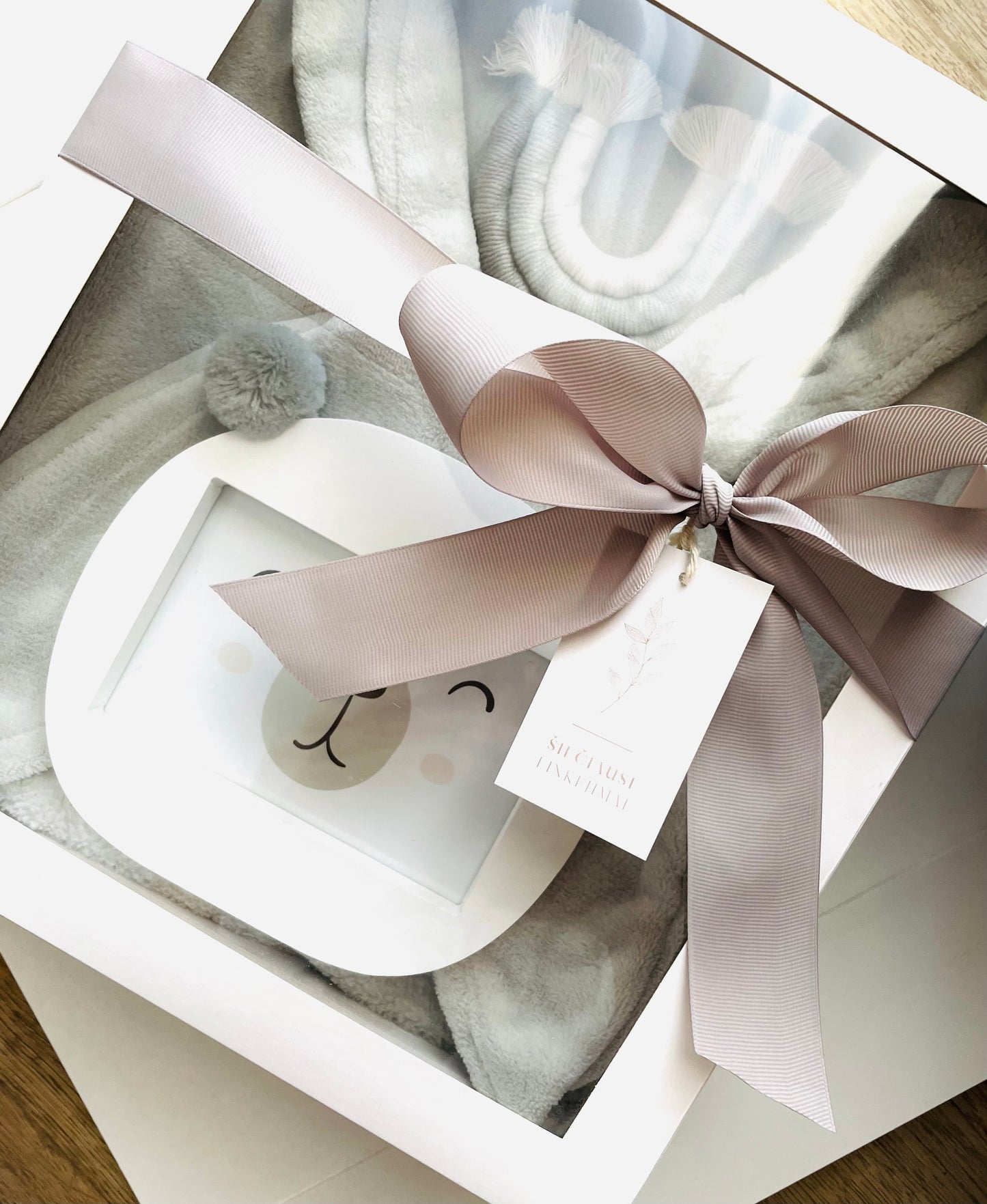 Dovanų rinkinys mažylei Rožinė panda