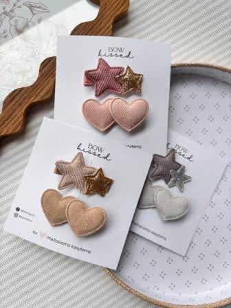 Segtukų komplektas Blush Pink