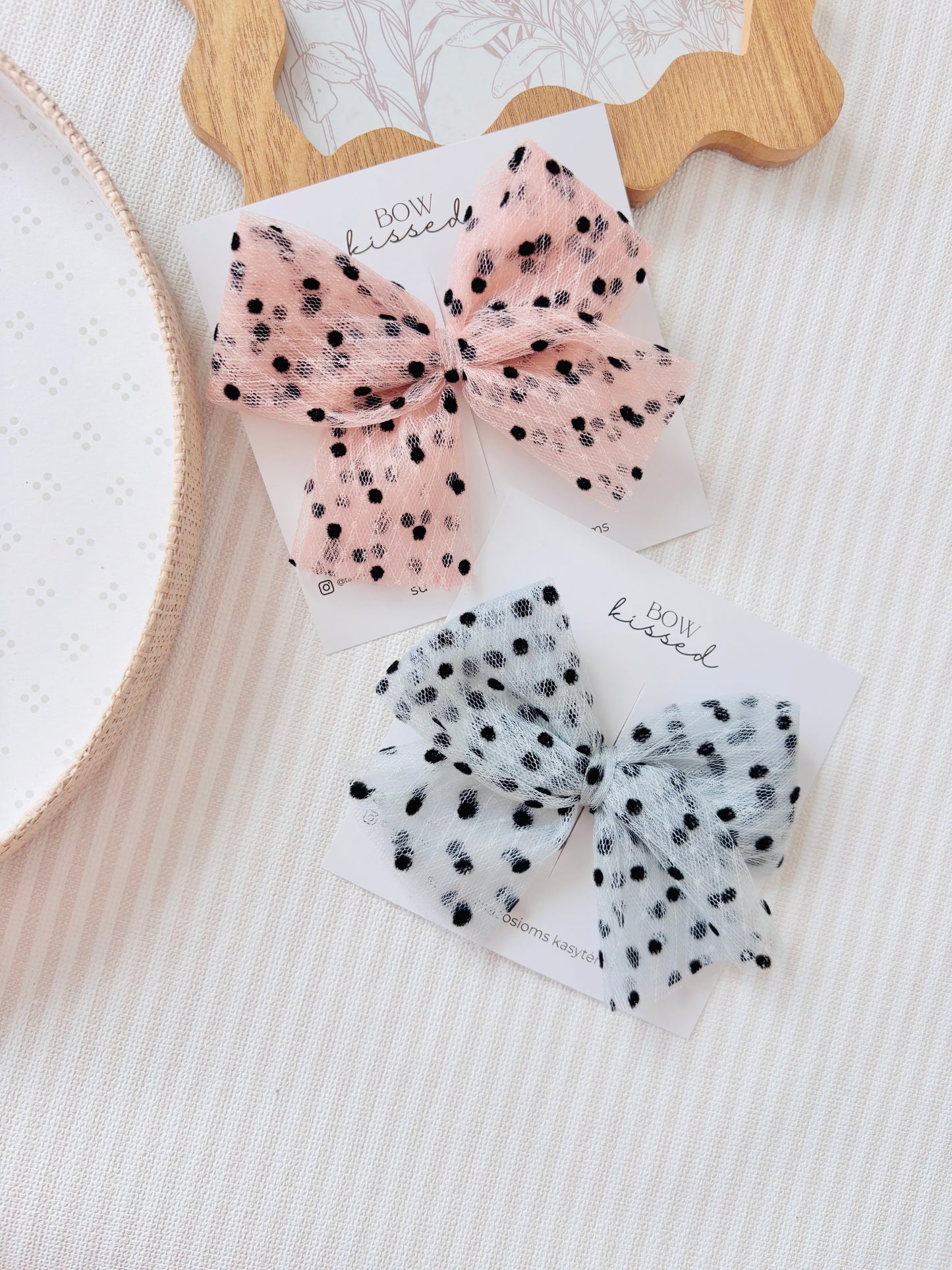 Tiulio segtukas Rose Dots