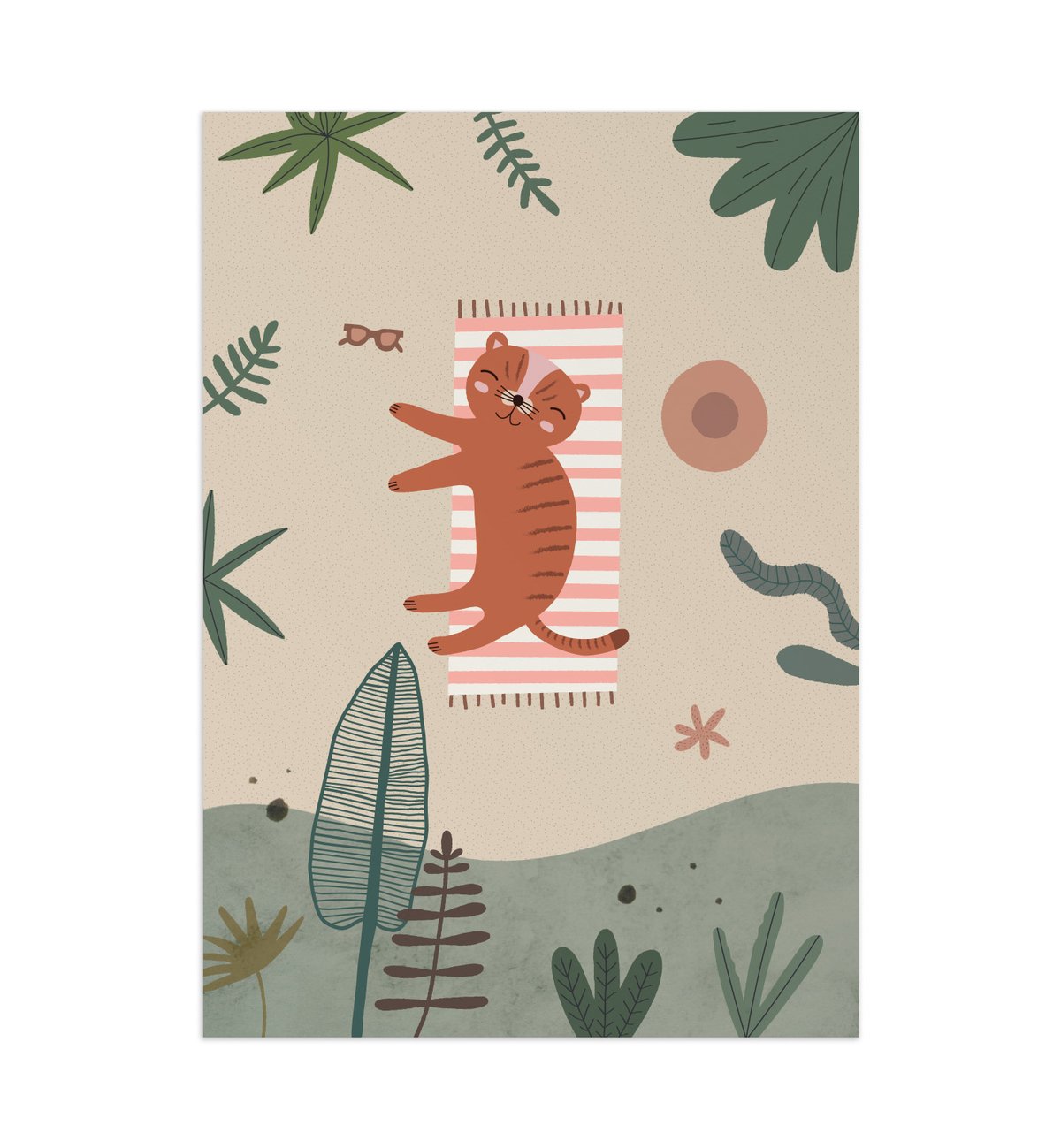 Iliustracija Summer snooze
