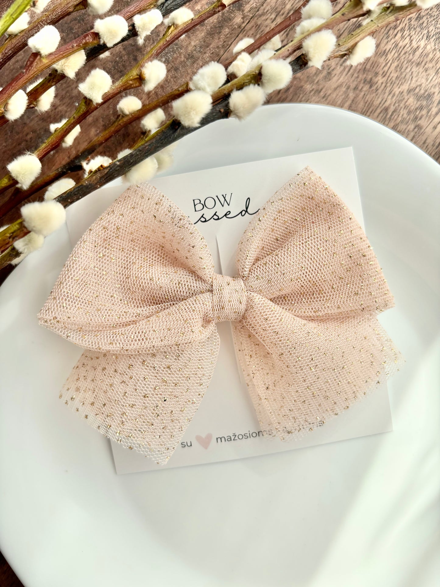 Tiulio segtukas Sparkle nude