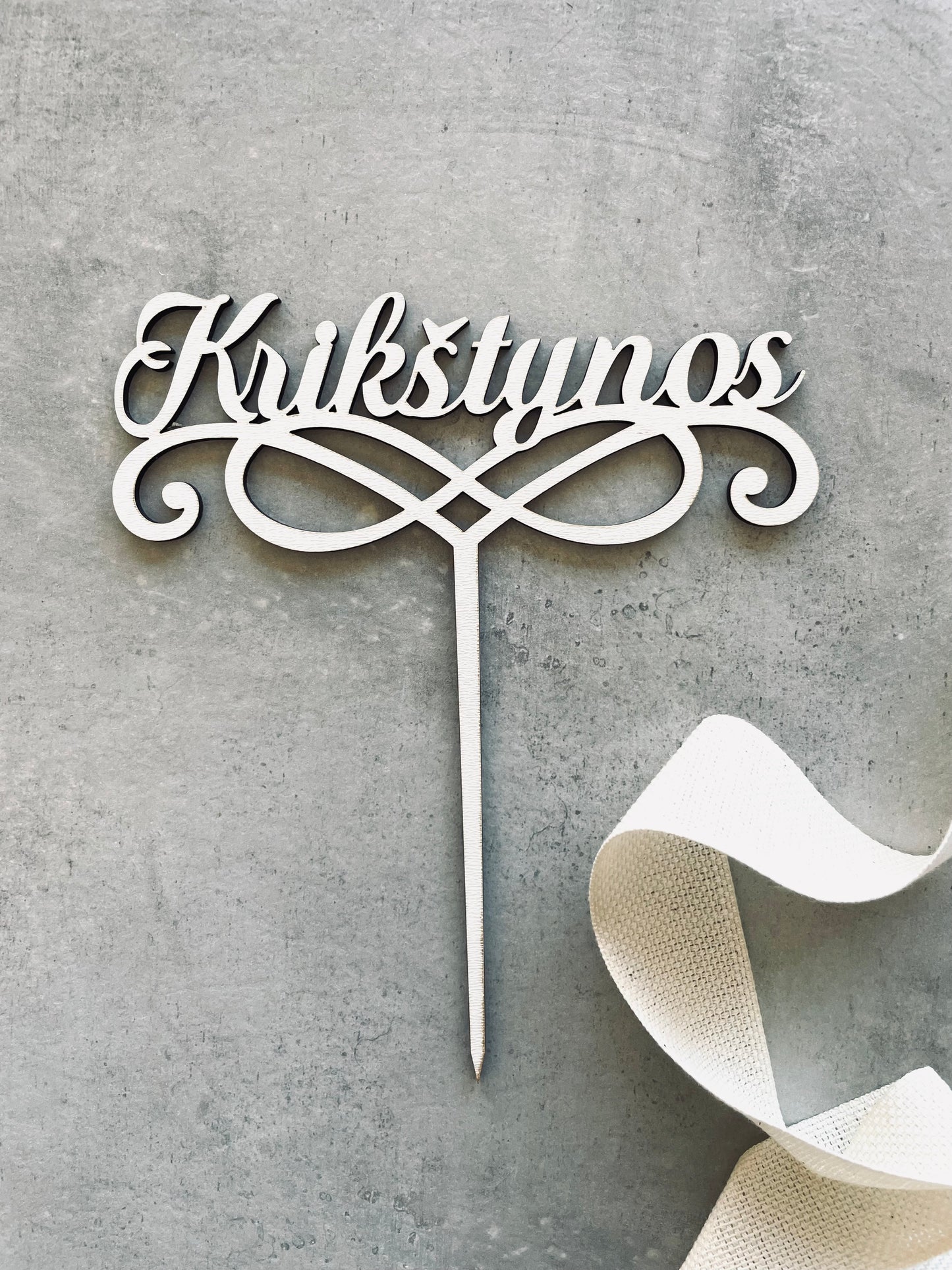 Torto smeigtukas - dekoracija Krikštynos