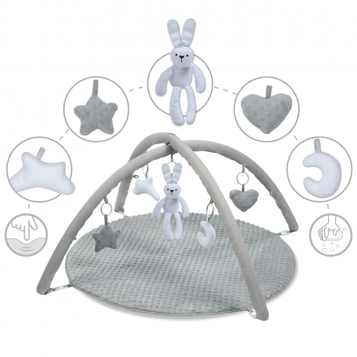 Lavinamasis kilimėlis kūdikiams Grace Bunny