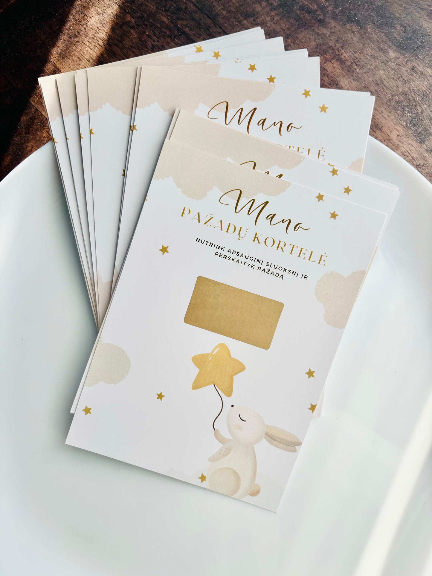 Krikštynų žaidimų komplektas