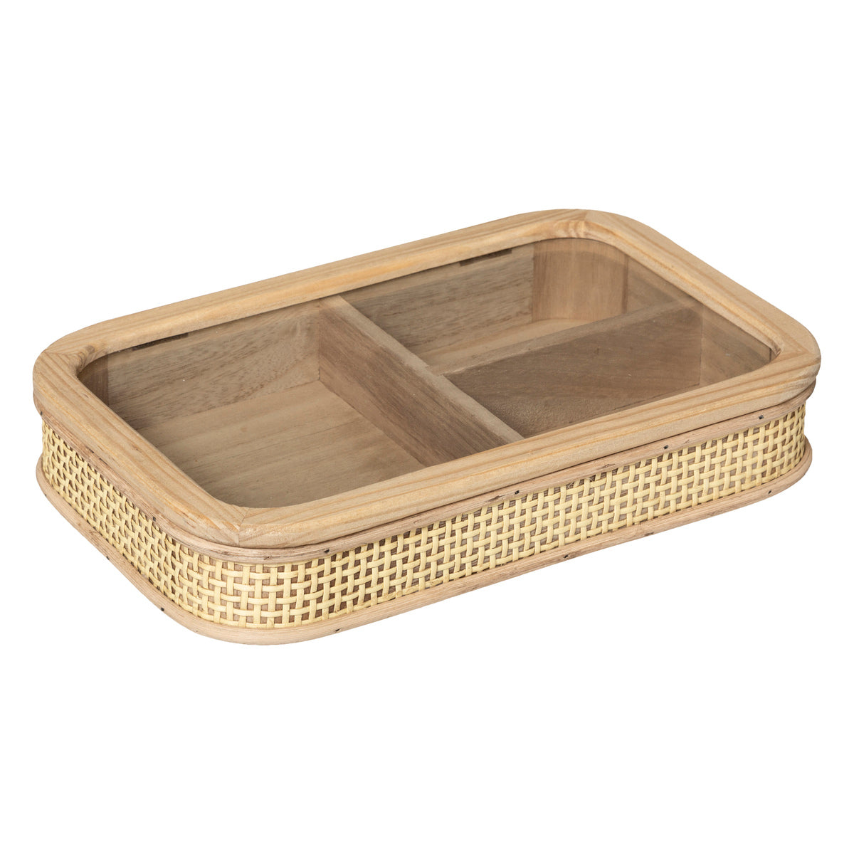 Medinė papuošalų dėžutė