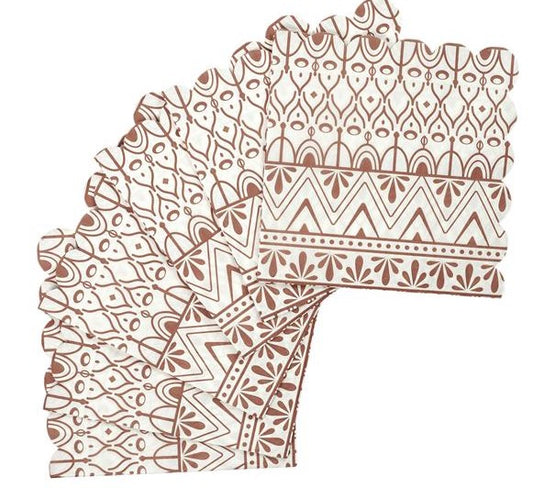 Popierinės servetėlės Brick red