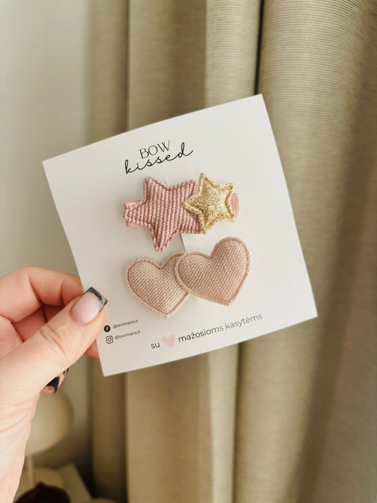 Segtukų komplektas Blush Pink