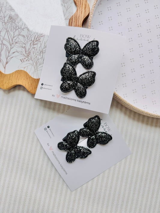 Segtukų komplektas Black butterflies