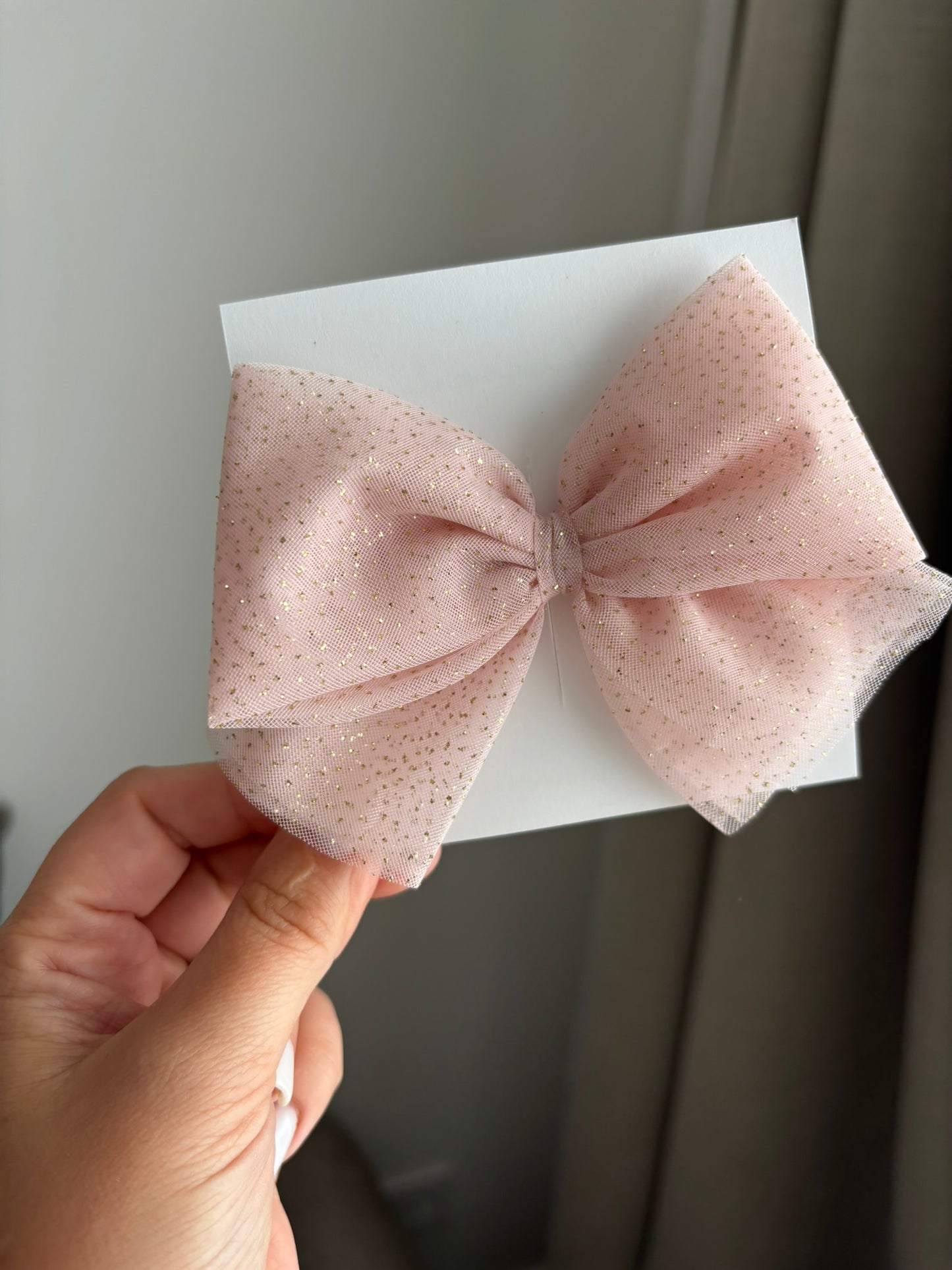 Tiulio segtukas Sparkle Peachy pink